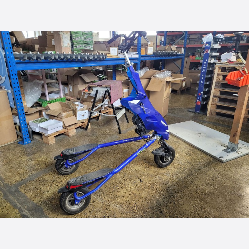 Elektryczny Trikke model Pon-e 36V, niebieski.