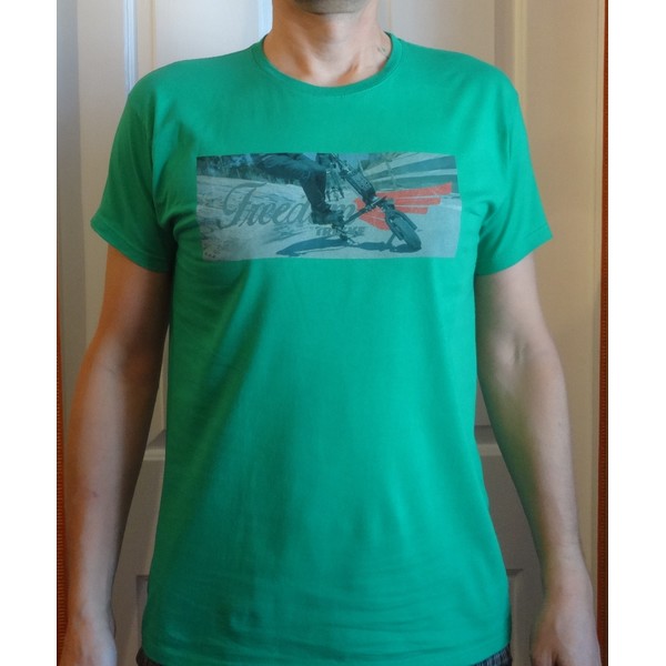 T-shirt Trikke FREEDOM - zielony