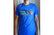 T-shirt Trikke FREEDOM - niebieski